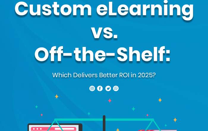 Custom eLearning vs. Off-the-Shelf: Which Delivers Better ROI in 2025?